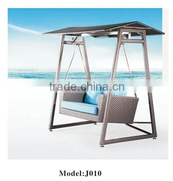 rattan&fabric ourdoor furniture design swing outdoor sofa