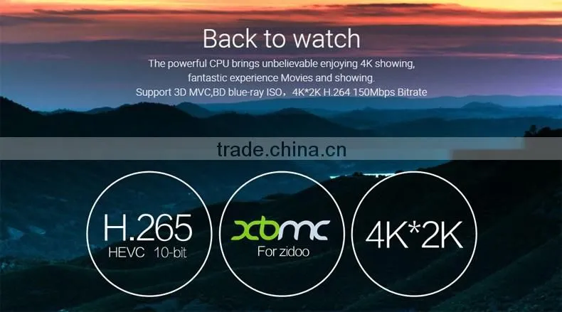 Full HD ZIDOO X9 Android TV Box 4K TV, 1080p Recorder, MSTAR Quad Core 2GB RAM Support Wi-Fi Blutooth4.0 KODI