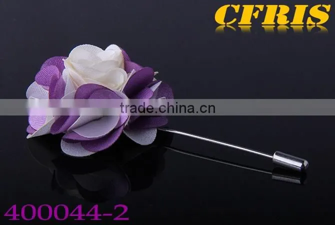 Farbic Cloth Lapel Pin,Multi-Color Flower Lapel Pin