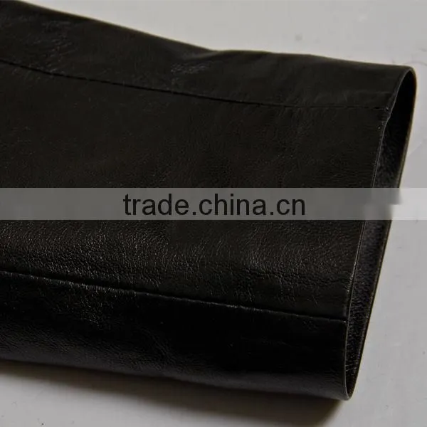 100% pu synthetic leather ladies pu leather clothes