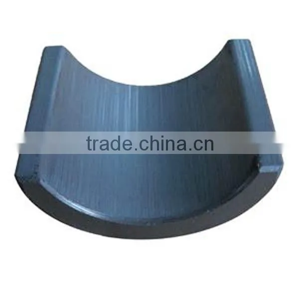 Anisotropic ferrite arc segment magnet with ISO/TS16949