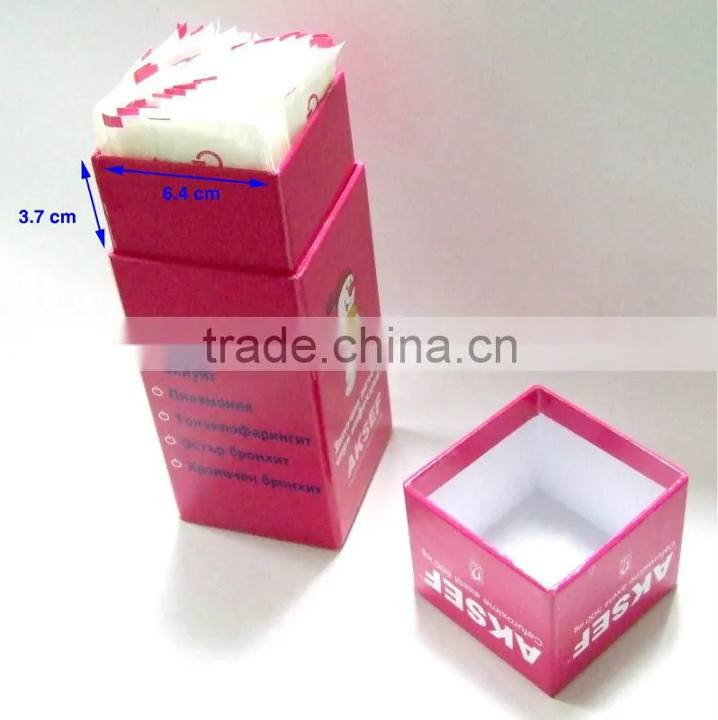 V-GF16-10 50PCS disposable sterile medical wooden tongue depressor with art carton