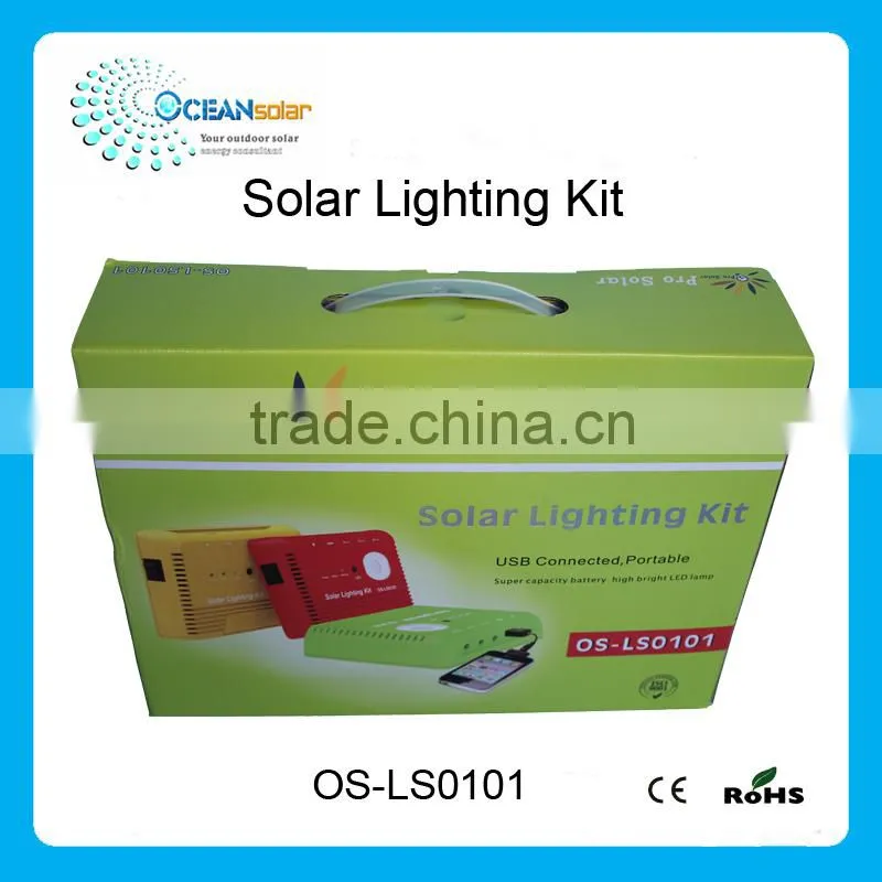 Hot sell DC solar home lighting kit