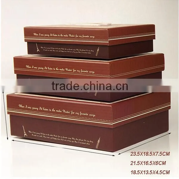 Embossed Paris Tower 3pcs Set Gift Box