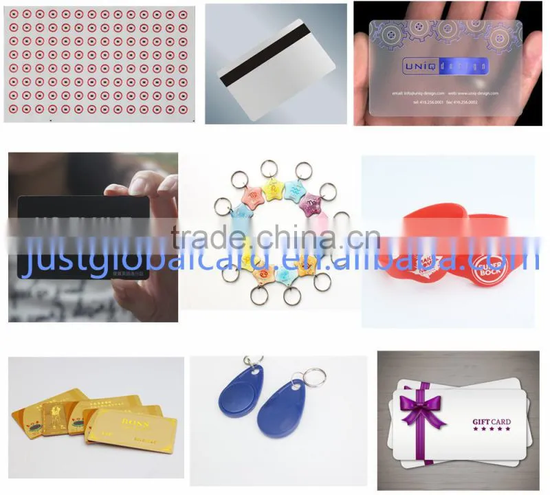 CR80 Standard Size SLE5542 ISO14443A Rfid hf PVC Card blank contact card with chip