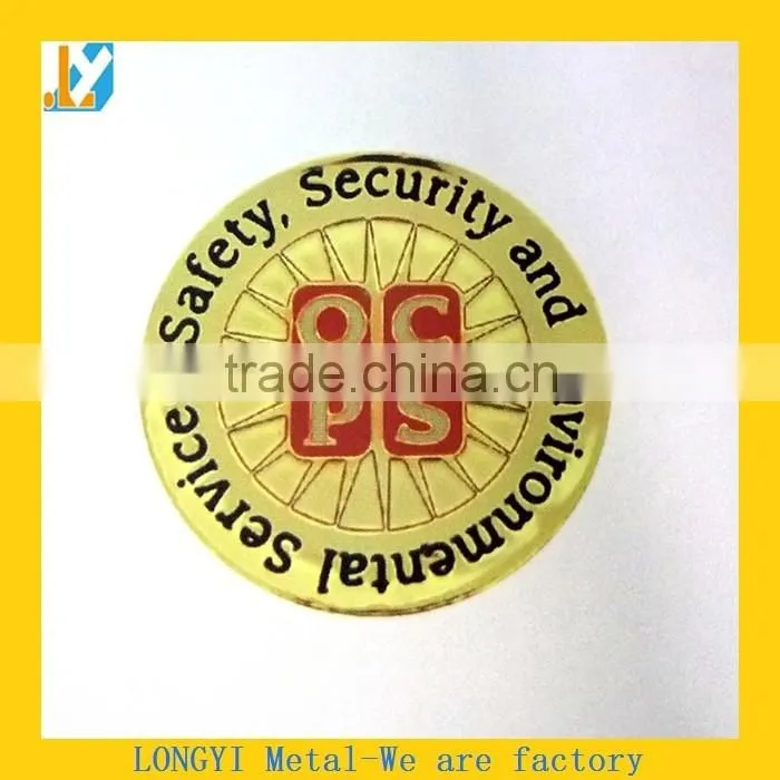 Free design metal buton badge, security badge