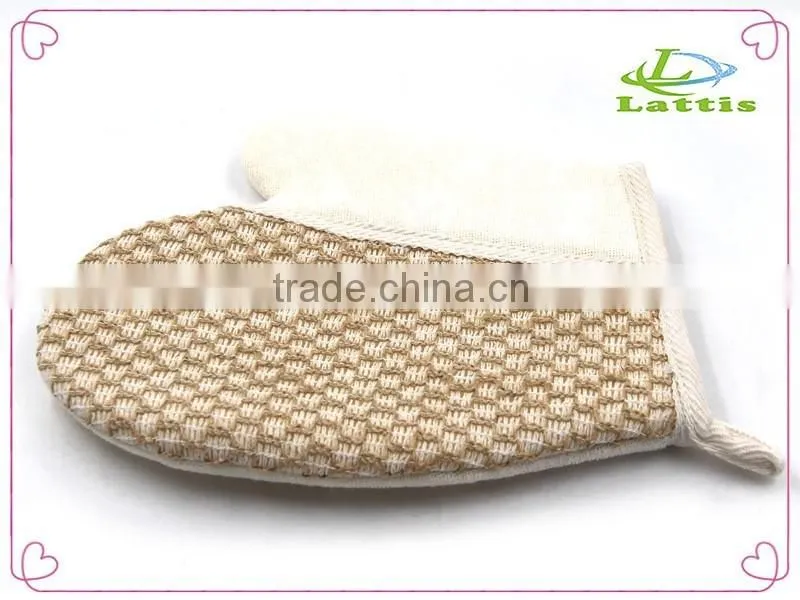 high quality pure color bath glove for shower