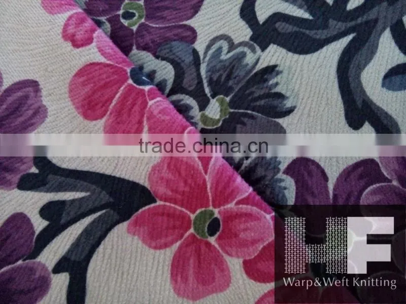 print burnout bonding sofa fabric and textile material fabric