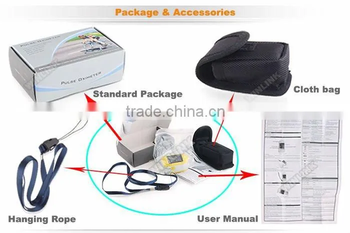 Convenient Infrared Medical Heart Rate Oximeter
