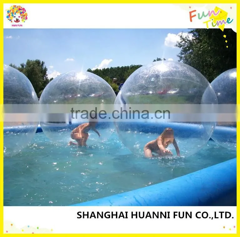 High quality PVC Transparent Big Size Inflatable Water Walking Balls