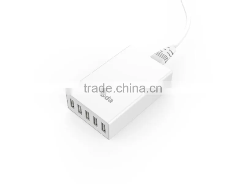 CE,ROHS,FCC Approved usb charger ODM/OEM quick delivery (E230541) PSE 5-PORT USB Charger with Smart IC