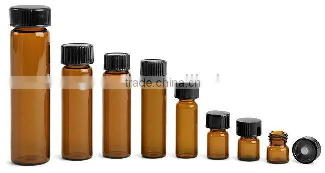Tubular Amber Glass Vials