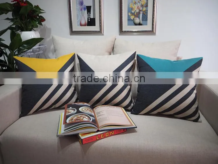 Geometric patterned printed Pillow Case home decorative hotel bed pillow covers