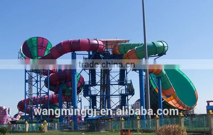 2015-2016 Canton Fair Top Amusement Water Park Fiberglass Water Slides ODM