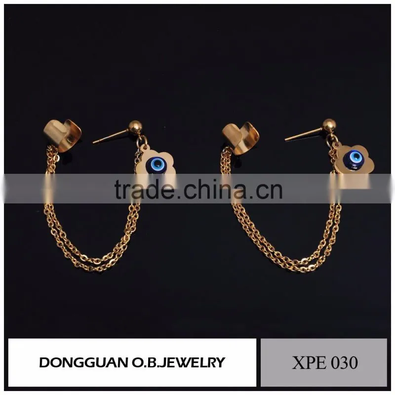 Wholesale 925 sterling silver new 2016 latest gold earring designs earring for girls