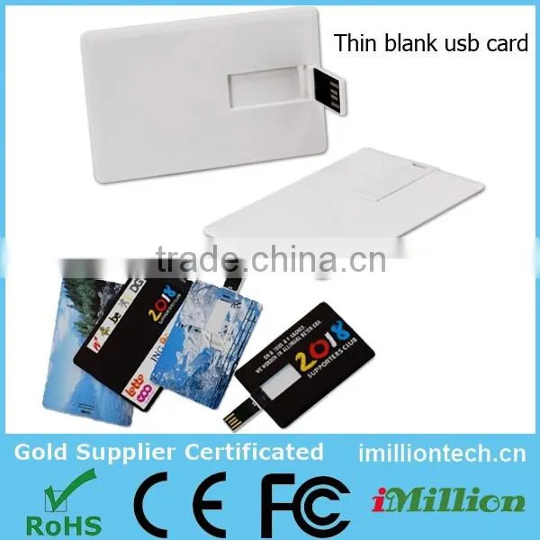 Christmas Promotional Credit card usb stick 8GB key