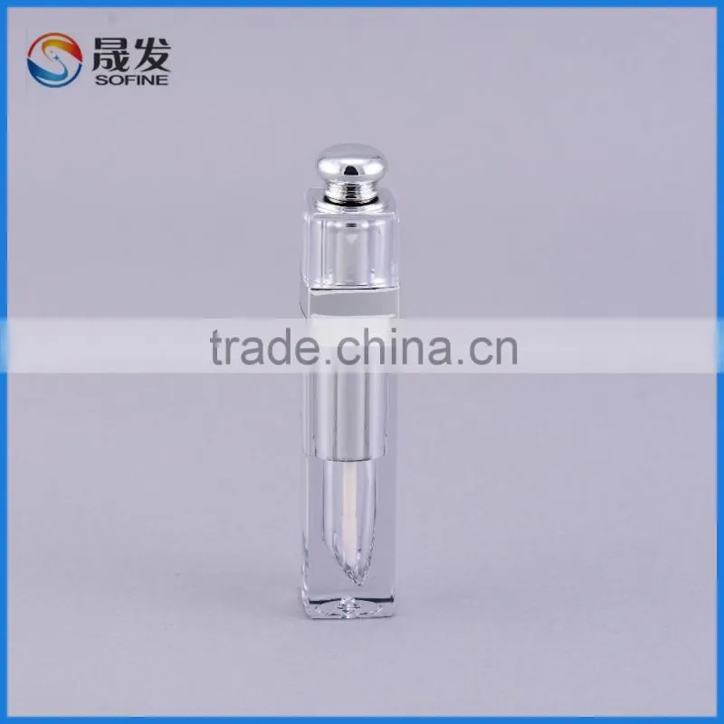 Shantou Cylinder Clear Round Makeup Lip Gloss Tube