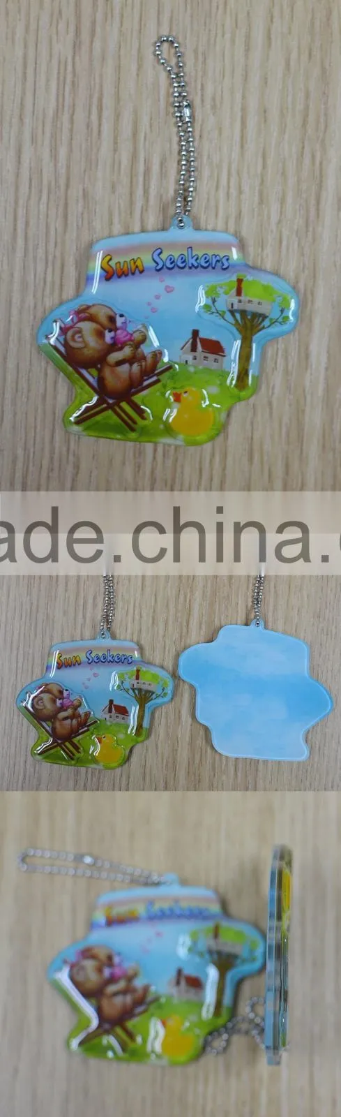 Flower Keychain Customized, Mink acrylic Keychains