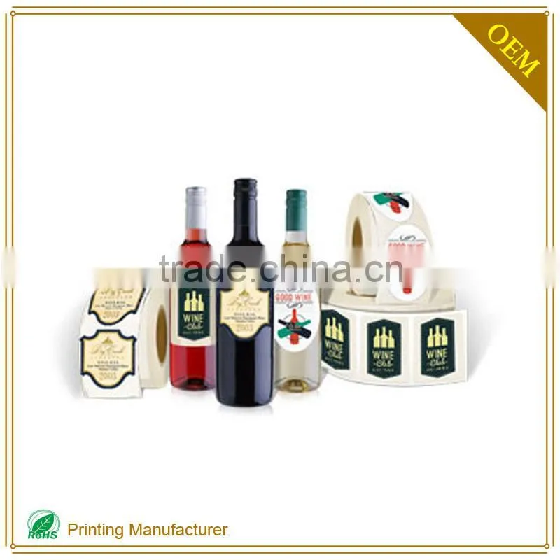 Clear Cheap Custom Metal Perfum Bottle Labels Printing