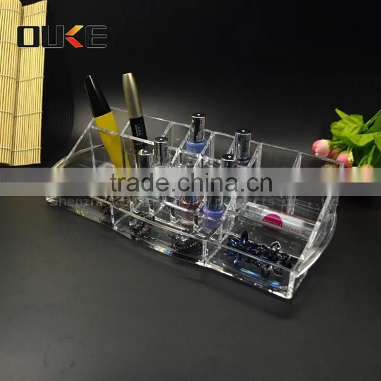 new products high clear acrylic plexiglass acrylic cosmetic display box wholesale