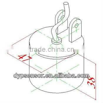 200KHz Ultrasonic Transducer for Water Depth MeasuringUltrasonic Transducer for Distance MeasurementWaterproof Ultrasonic Sensor