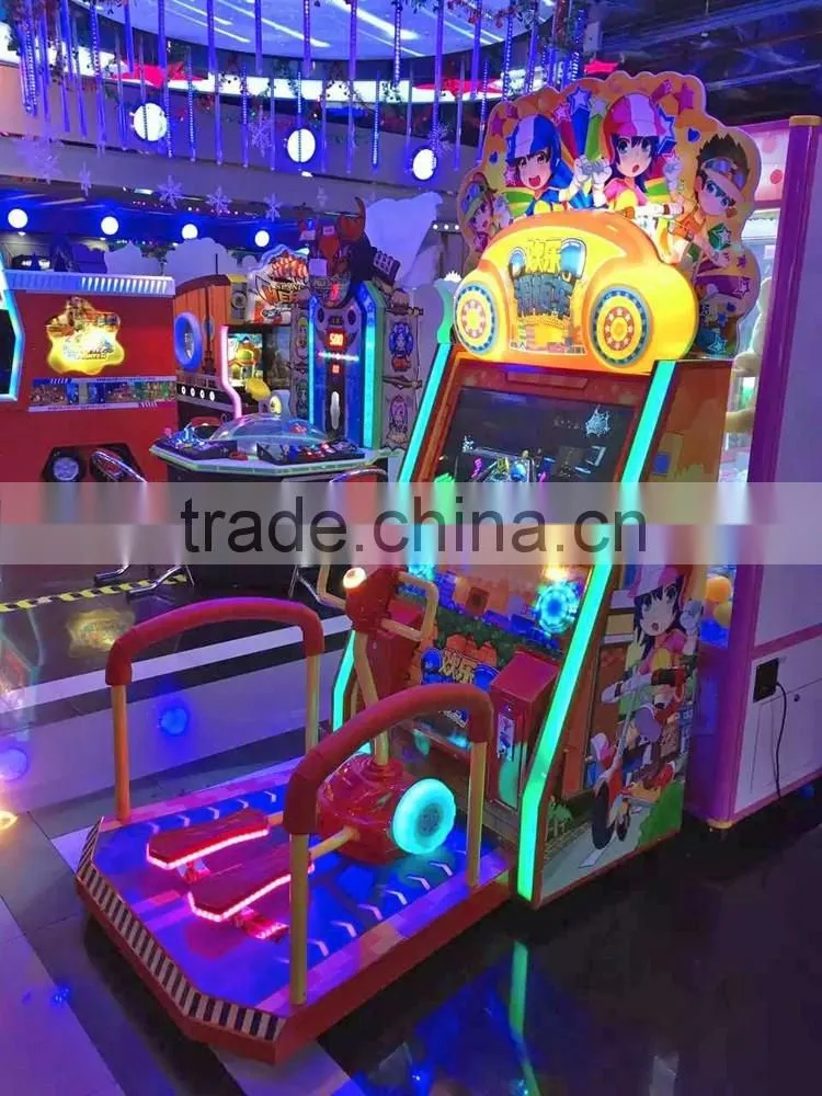 High-class kiddy ride machine happy scooter with 32 Inch LCD