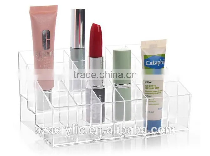 Acrylic Lipstick display box cosmetic holder