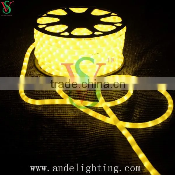 New products 2016 round 2 wire rope lights/ led neon flex rope lights