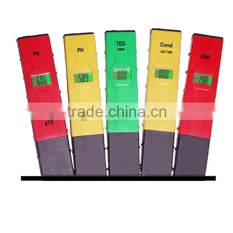 China water checker pen type digital ATC aquarium pool water test backlight pH meter
