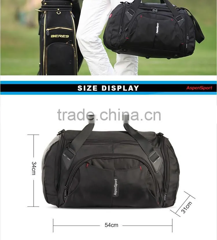 polyester folding travel golf shoe bag golf travel bag
