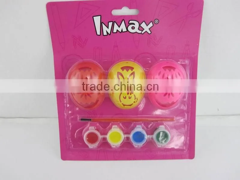 Customed kids DIY egg paint set