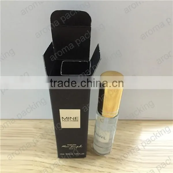 custom design luxury 10ml perfume bottle with box, packing box for perfume bottles