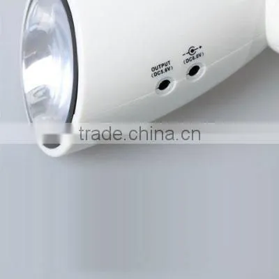 emergency led solar flashlight with emergency lamp and radio