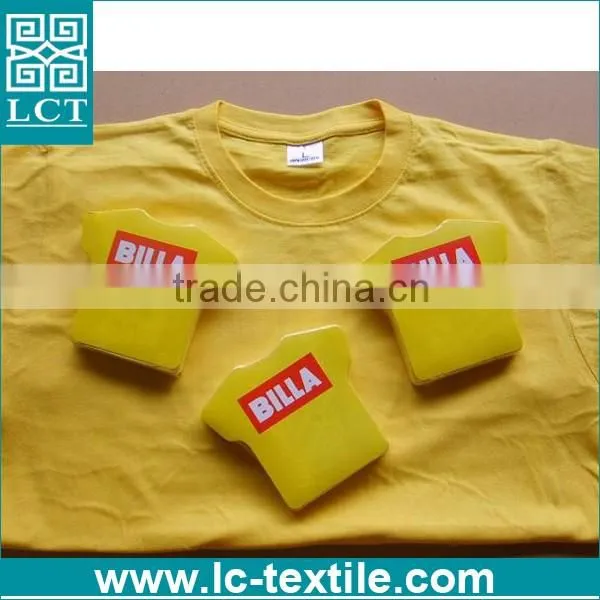 customize wine beer bottle shaped 140-180gsm cotton compressed t shirt LCTY-004