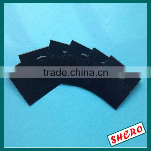 PVC Jewerly packaging cards for earrings with velvet