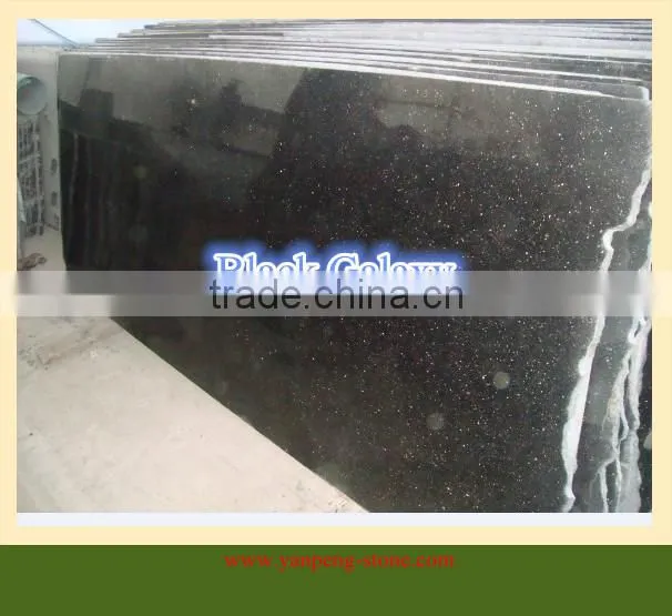 Black galaxy granite