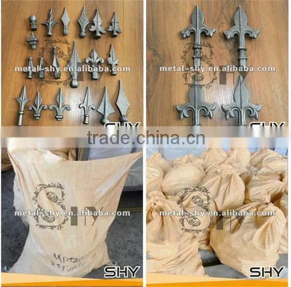 China Manufacturers Ornamental Iron Spear head, Forged Spear head for Iron Fence,Gate,Stairs