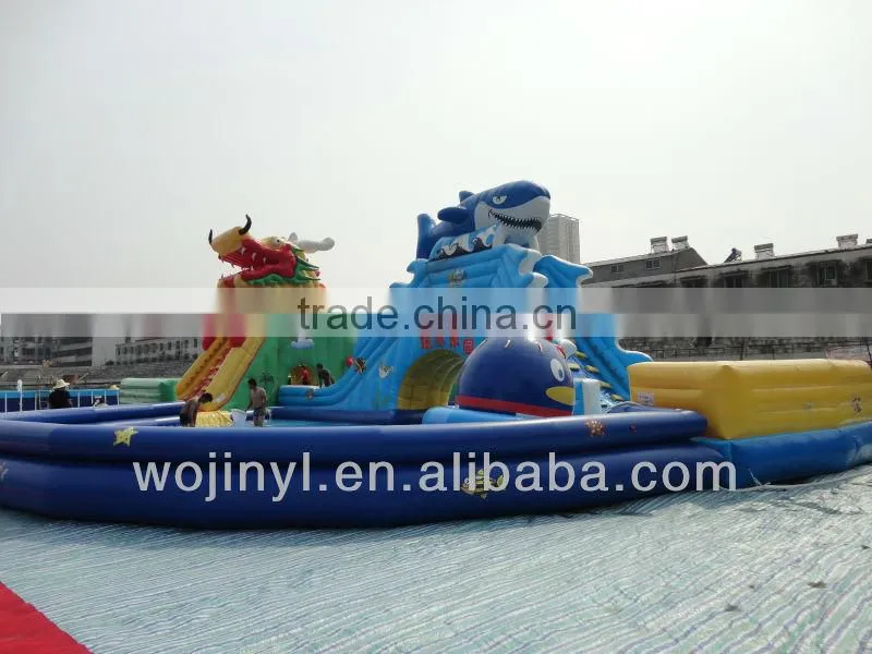 Popular inflatable circle pool for outdoor useage/large inflatable swimming pool