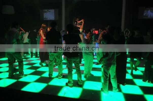Interactive led dance floor