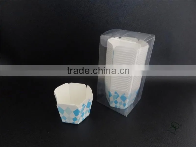 Custom printed Greaseproof paper Cupcake Wrapper