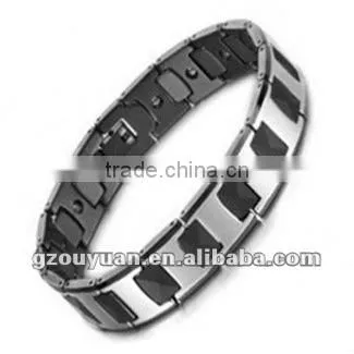 Western style high quality polished beautiful tungsten bracelet