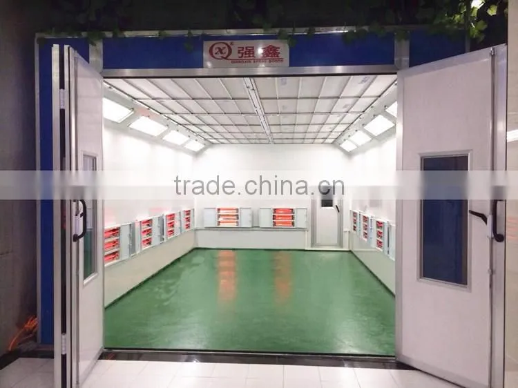 cheap environmental spray booth with infrared heating system
