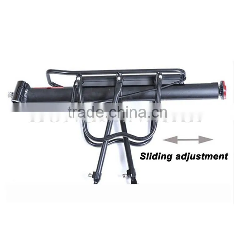 Aluminum Bike Cycling Rear Carrier Cargo Rack Seat Post Quick Release Mountain Bike