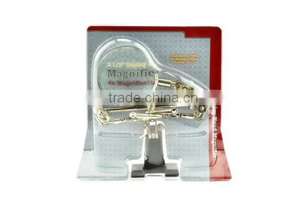 Helping Hand with Magnifying Glass