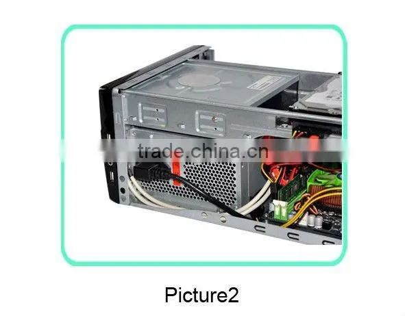 Realan hot selling desktop HTPC computer case X5