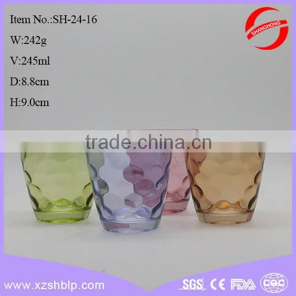 wholesale colored Glass Water Bottle Glass Cup