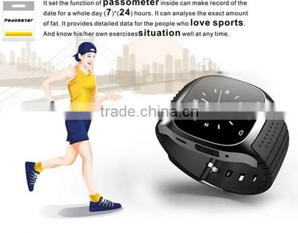Bluetooth Smart Watches DZ09 M26 GT08 U8 for iPhone Samsung Anroid Cell Phone SIM Card Anti-lost Touch Screen Smart Watch Fitnes