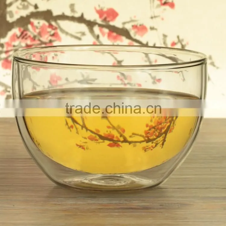 Top Selling Double Walled Borosilicate Glass Bowl Cereal Bowl Rice Bowl