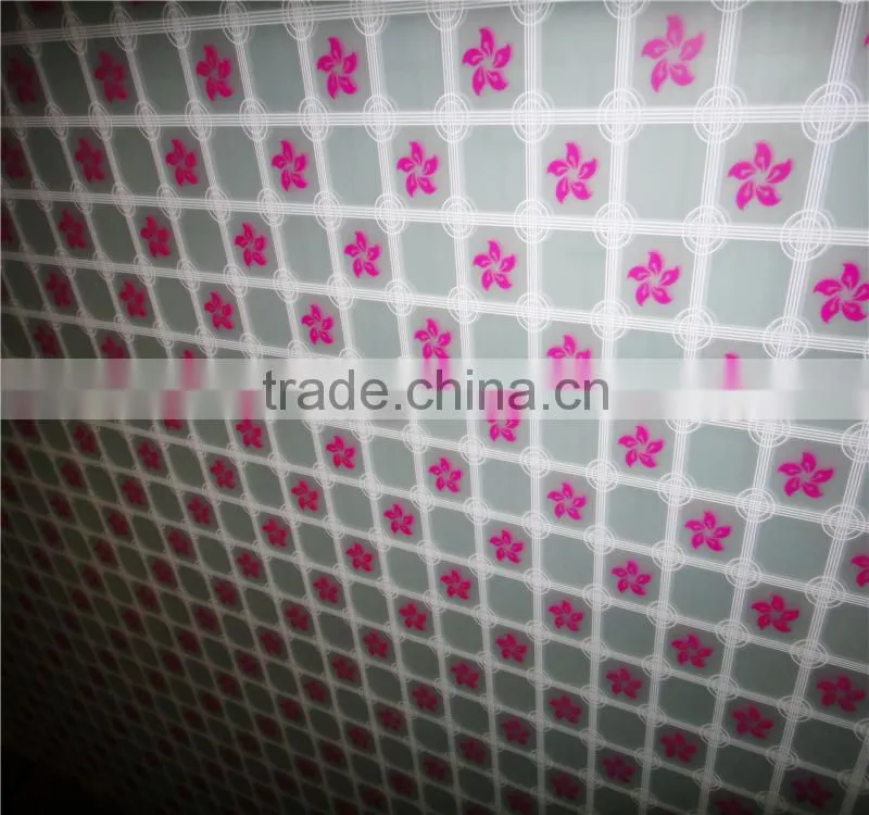 colorful design silkscreen printed glass for windows