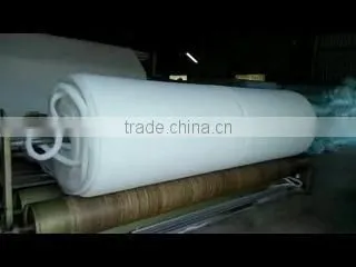 Nonwoven Bonded Wadding Production Line For Quilts , textile machinery price